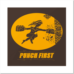 Punch First Posters and Art